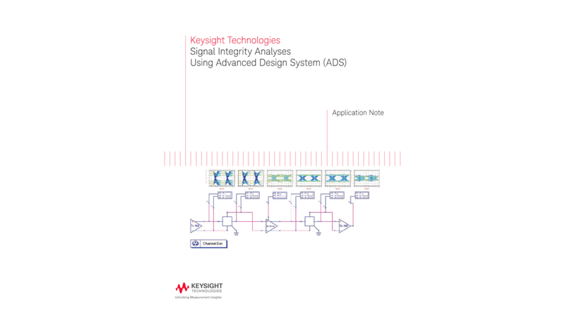 Signal Integrity Analyses Using Advanced Design System (ADS)